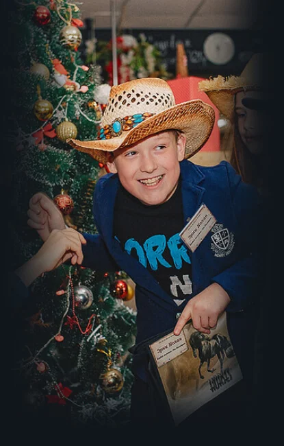 Новый год в школе в Челябинске.