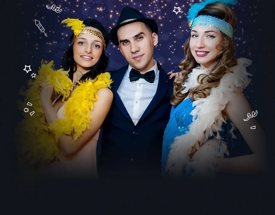 New Year's corporate party in Chelyabinsk.