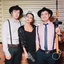 New Year's corporate party in Chelyabinsk.